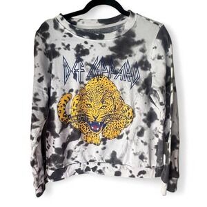 Def Leppard Tye Dye Crew Neck
